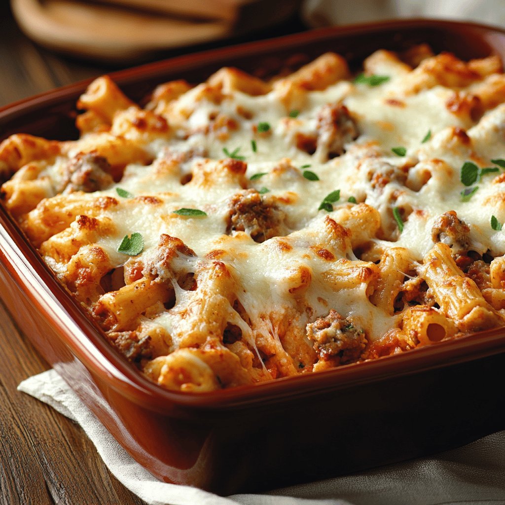 Baked Ziti with Sausage