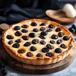 Tarte au raisin blanc