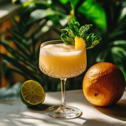 Refreshing Tropical Cocktail