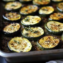 Simple Roasted Zucchini