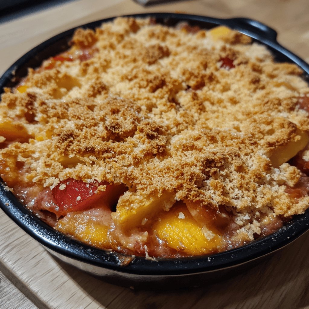 Crumble aux abricots