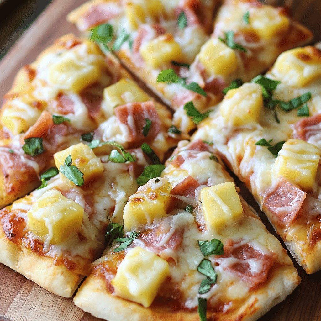 Delicious Hawaiian Pizza