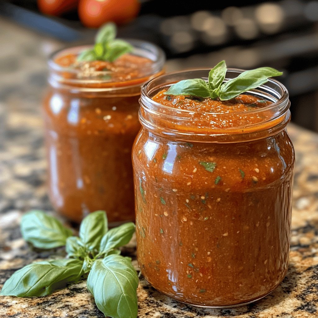 Homemade Garden Tomato Sauce