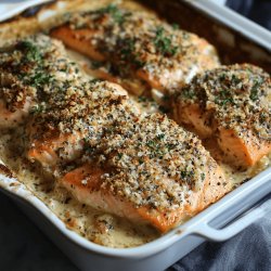 Dijon Mustard Steelhead Trout Bake