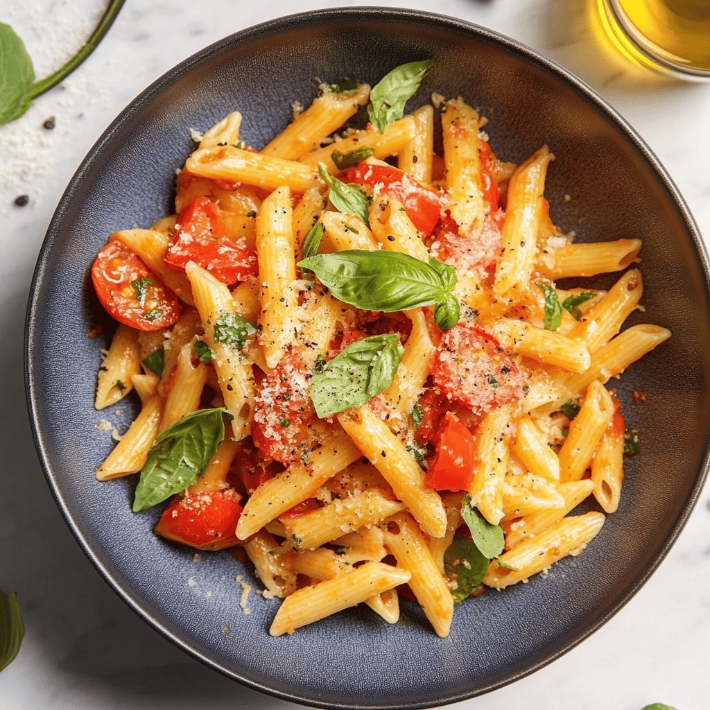 Tomato Basil Penne Pasta