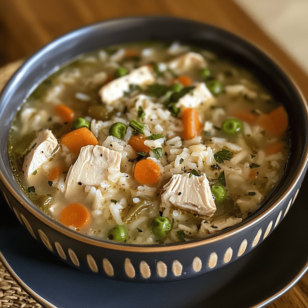 Classic Turkey and Rice Soup