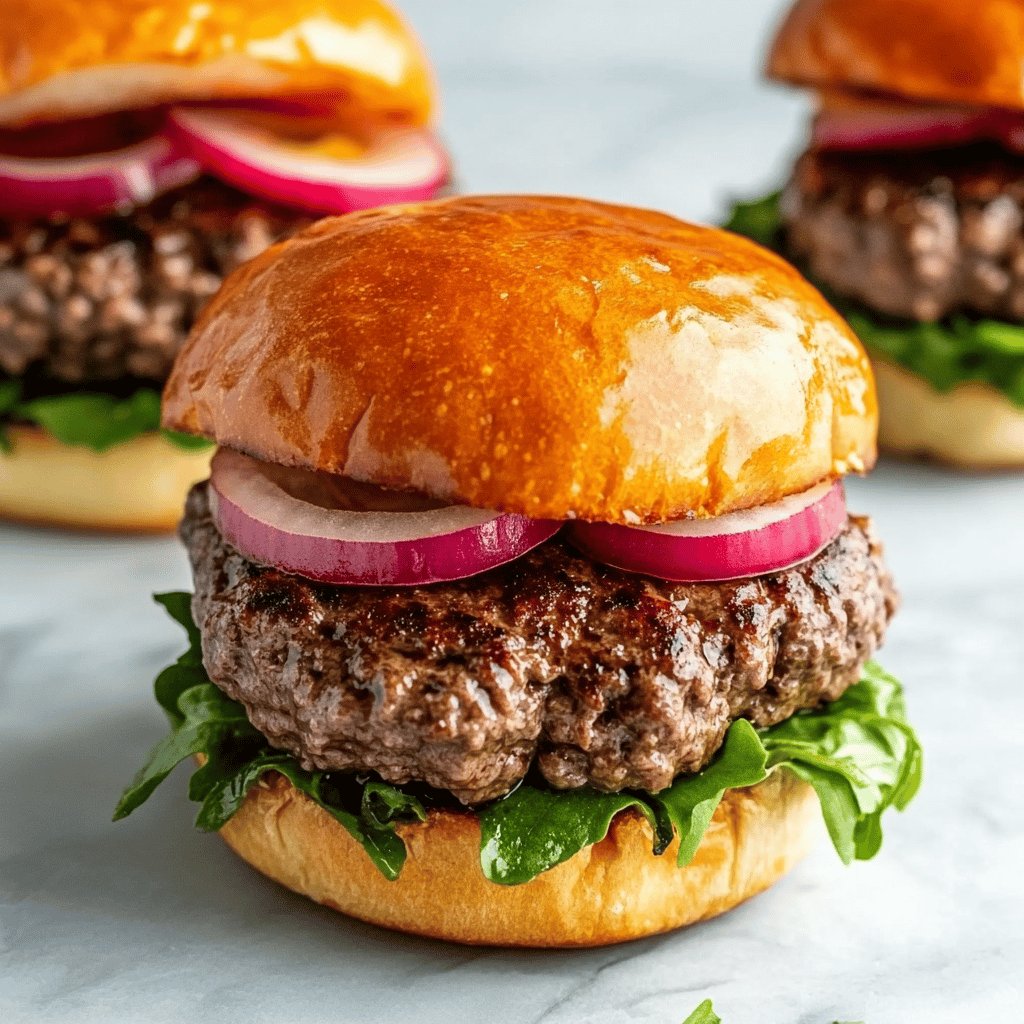 Juiciest Beef Burgers