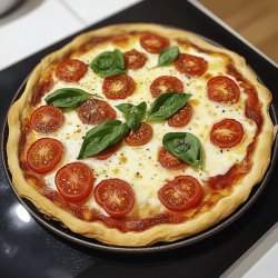 Tarte tomate et mozzarella