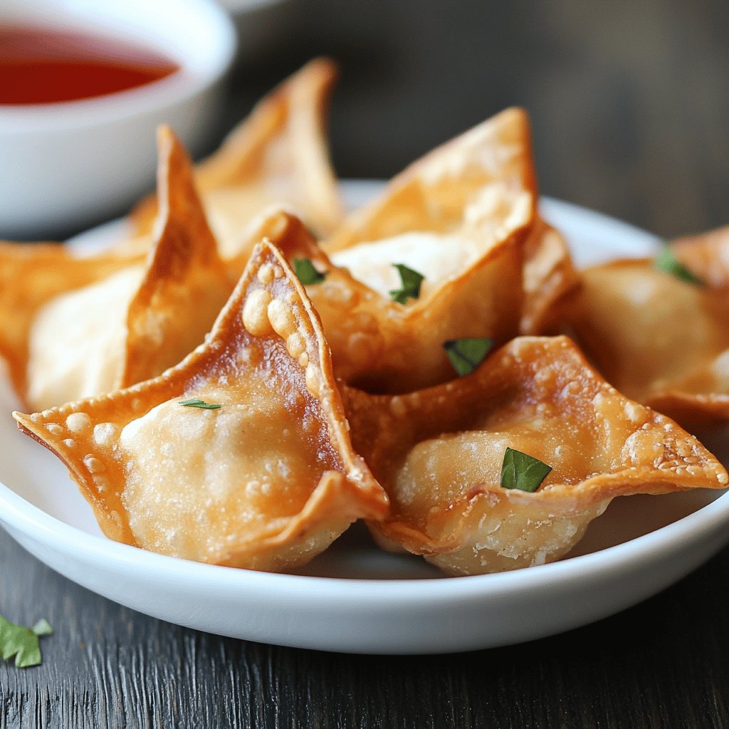 Baked Cream Cheese Wontons