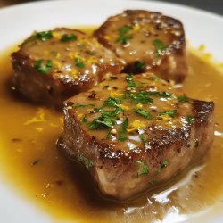 Filet de truite sauce citronnée