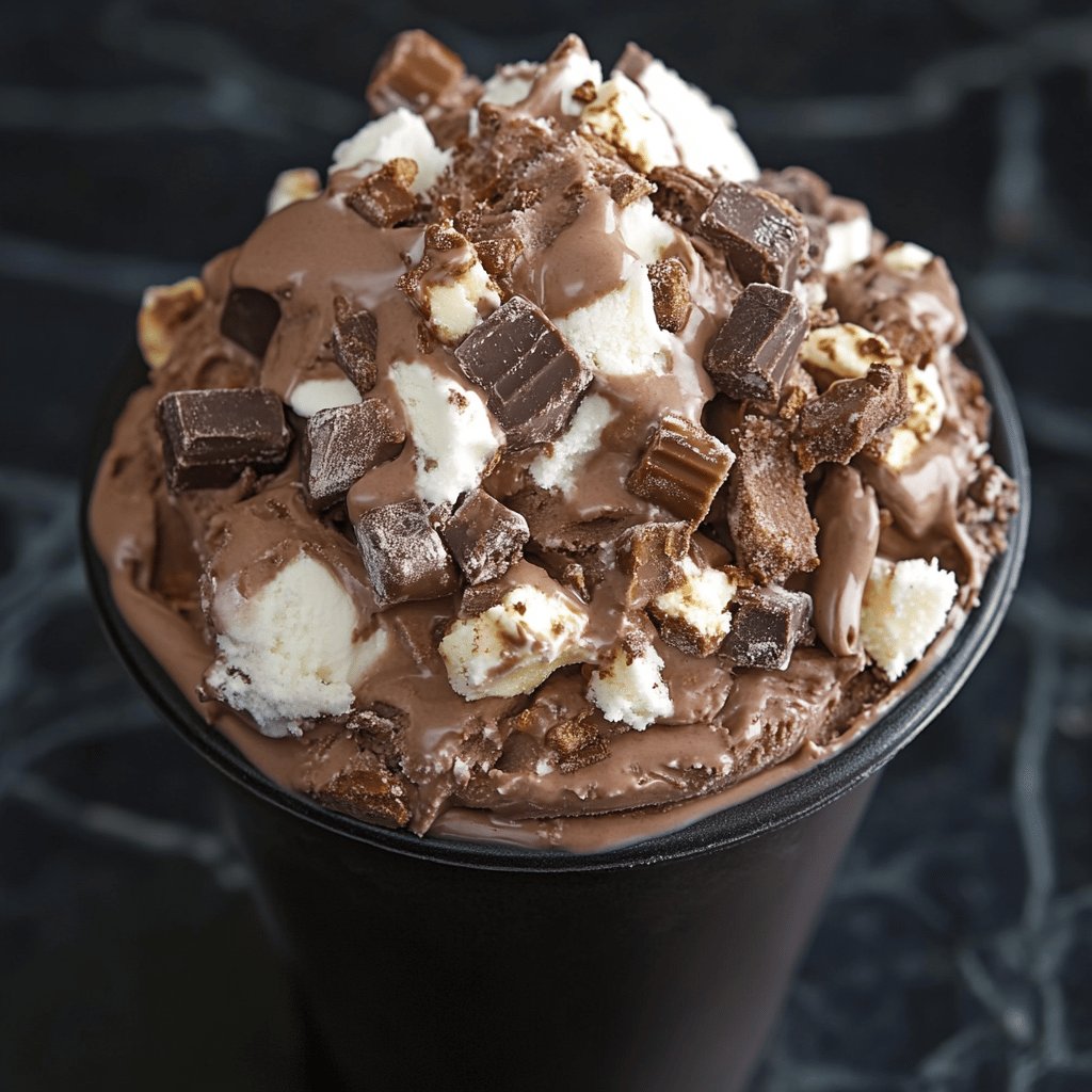 Classic Rocky Road Ice Cream