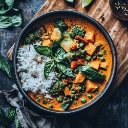 Curry de légumes végétarien