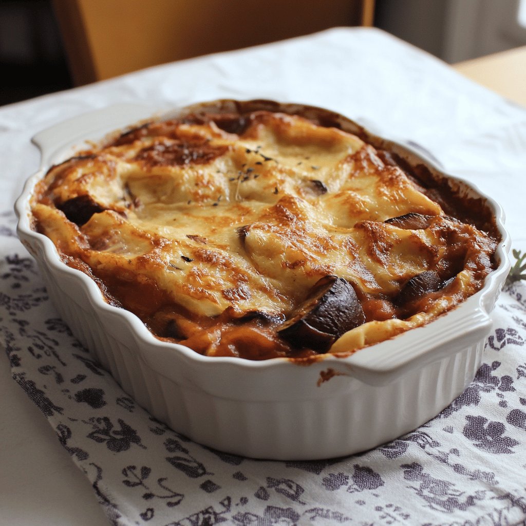 Moussaka simple et rapide