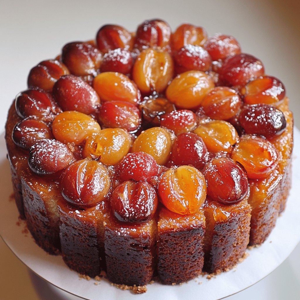 Gâteau renversé aux mirabelles