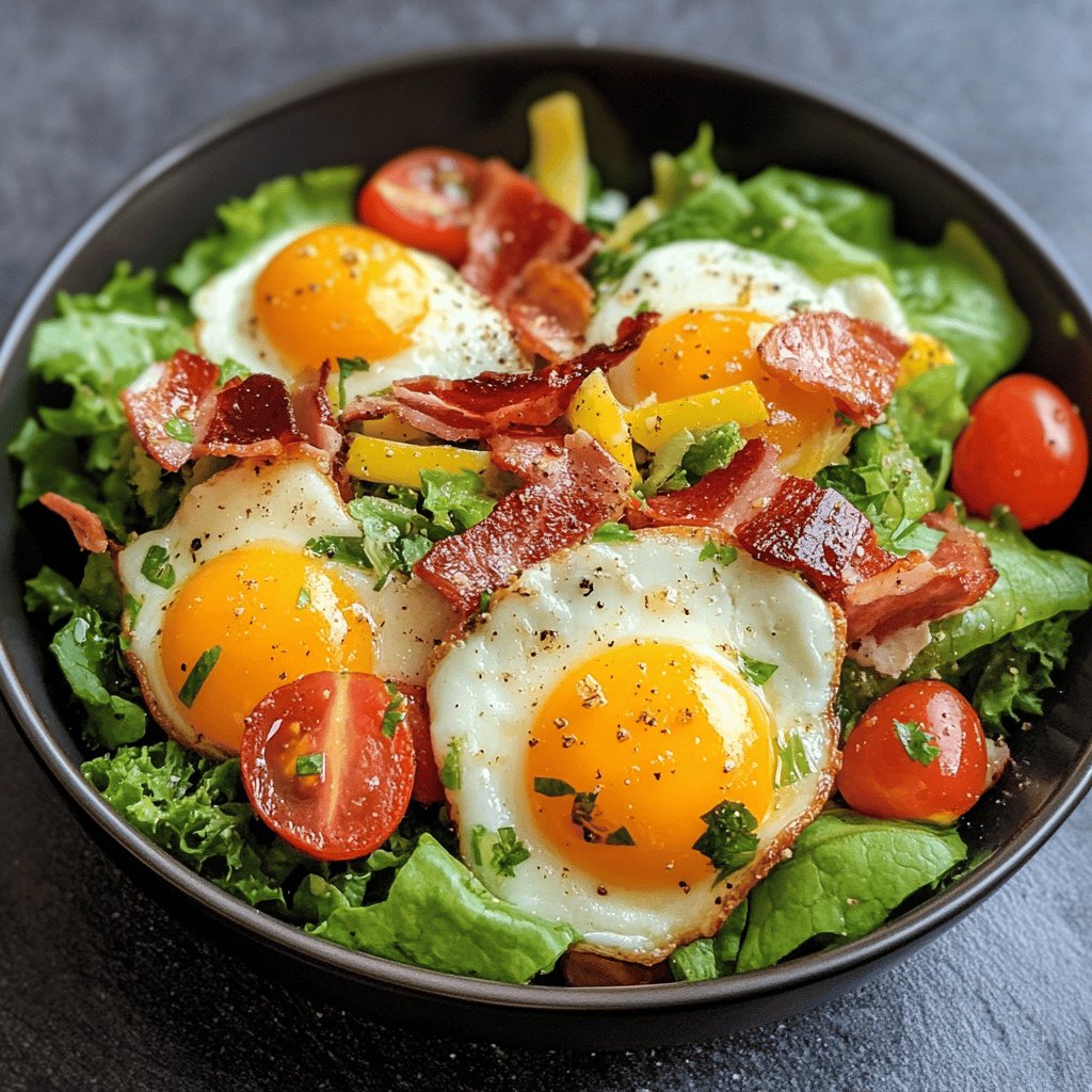 Salade lyonnaise traditionnelle