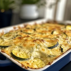 Gratin de courgettes béchamel provençale