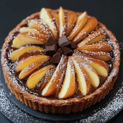 Tarte Poire Chocolat Amande