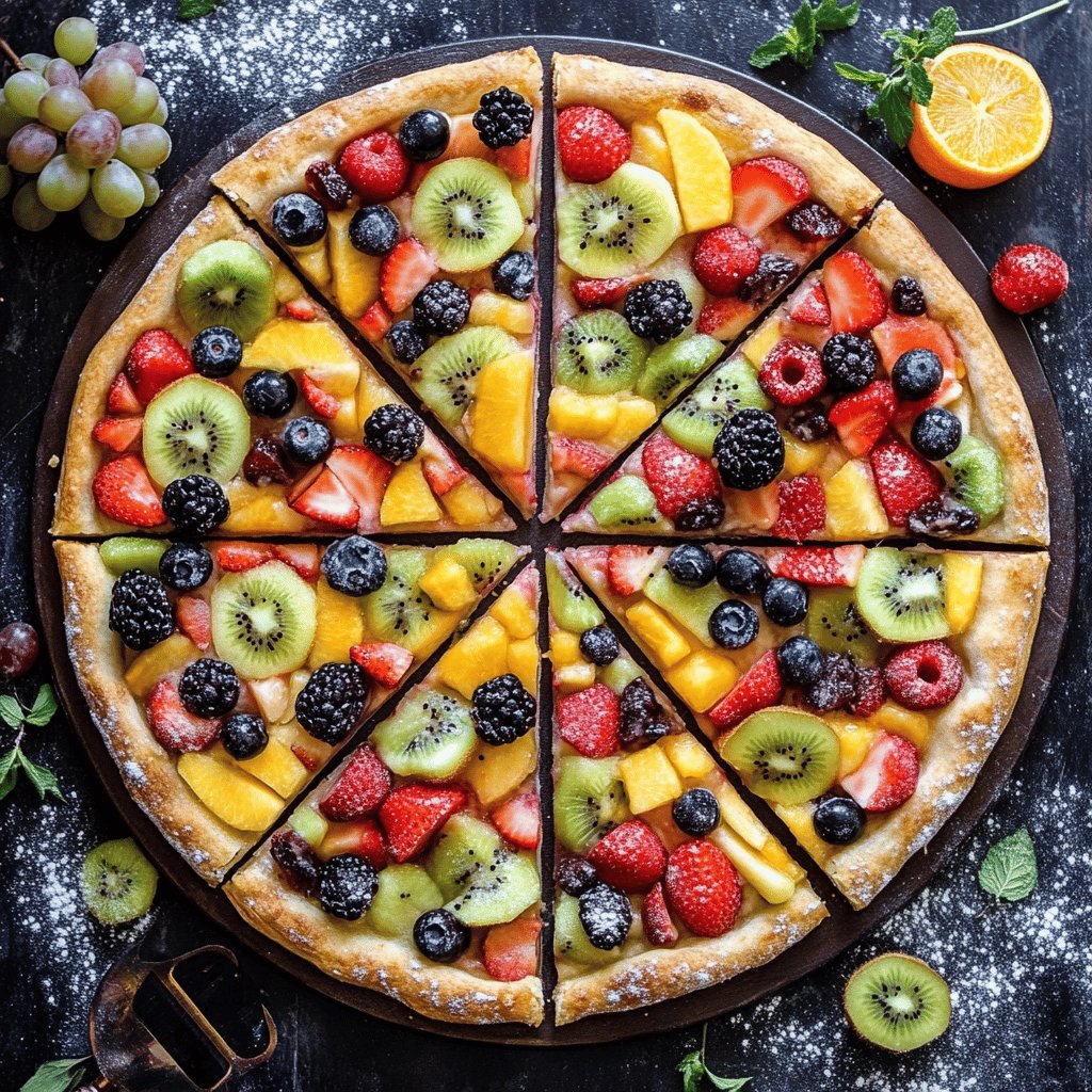 Delicious Fruit Pizza