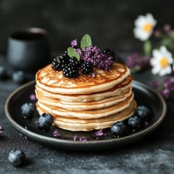 Pancakes sans œufs moelleux