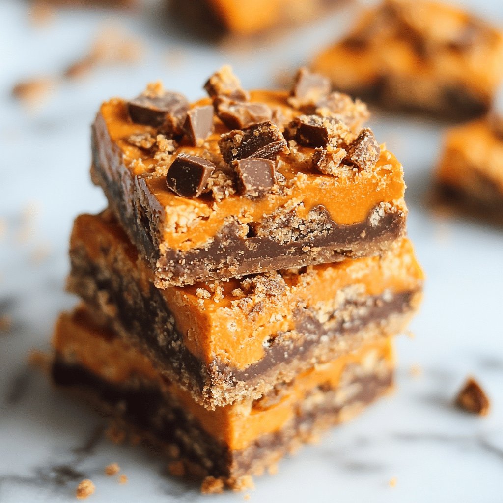 Easy 3-Ingredient Butterfinger Bars