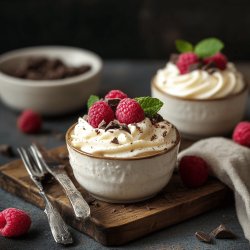 Mousse au chocolat blanc