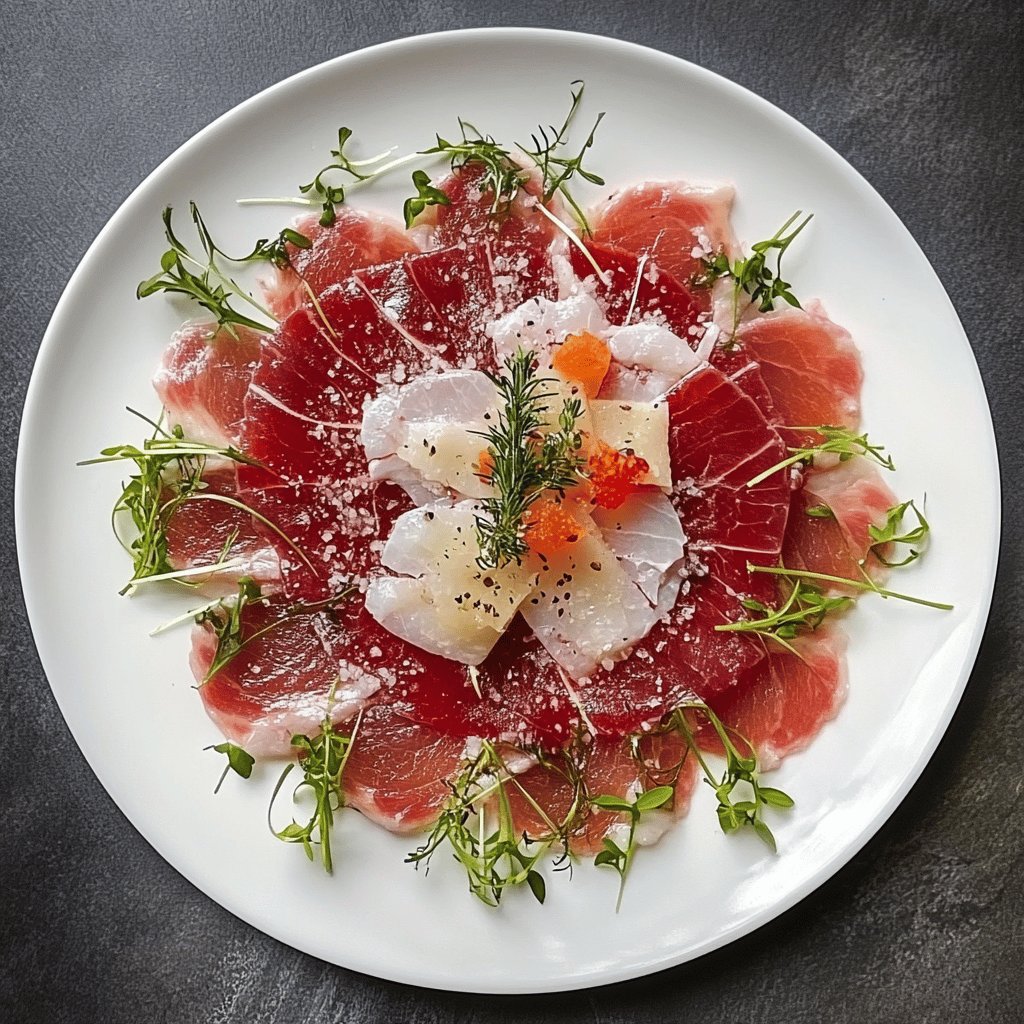 Carpaccio de Saint Jacques Exquis