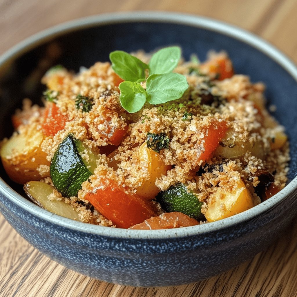 Crumble aux légumes