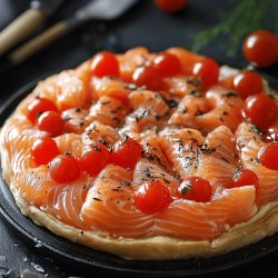 Tarte au saumon fumé facile