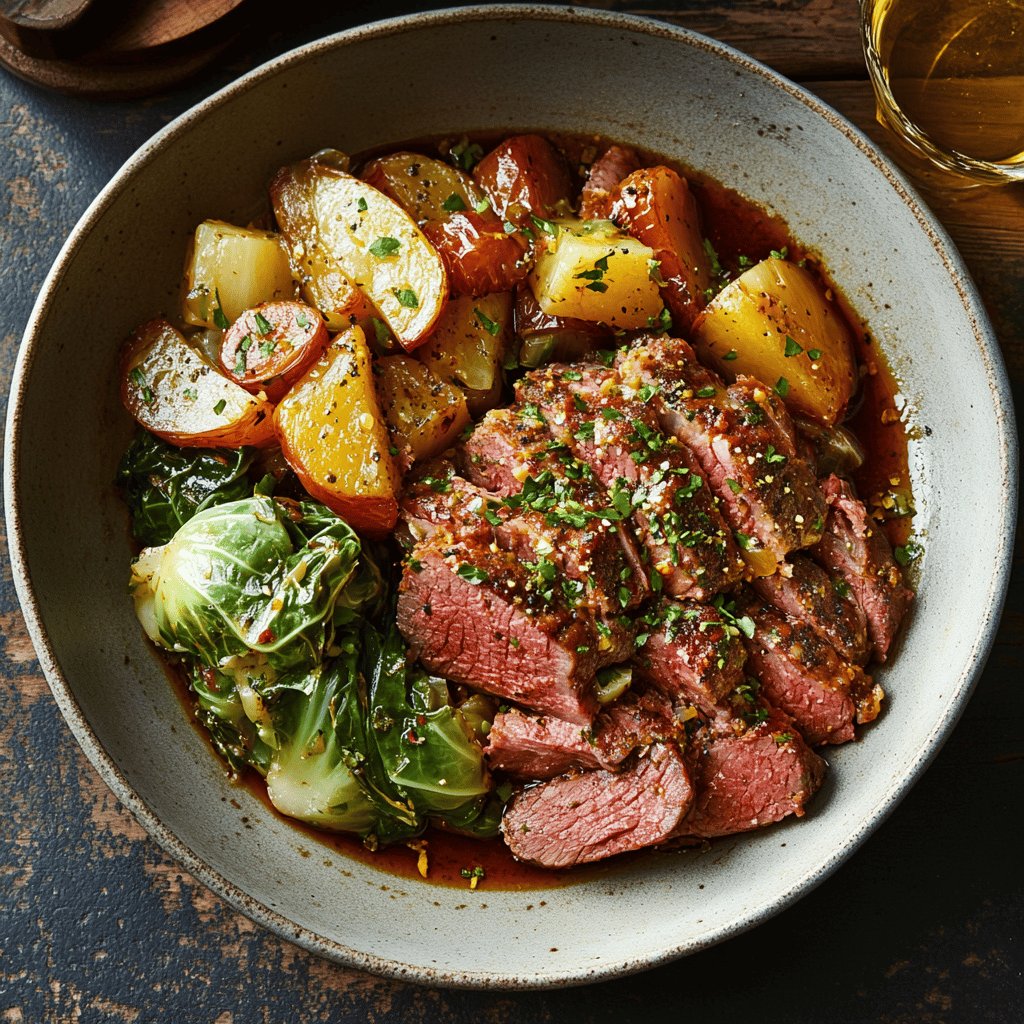 Slow-Cooker Corned Beef & Cabbage