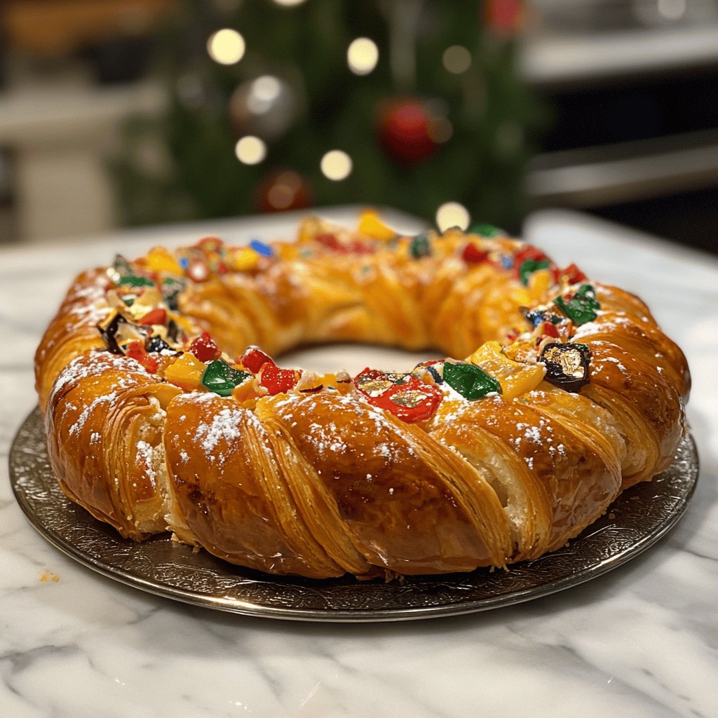 Traditional Rosca de Reyes