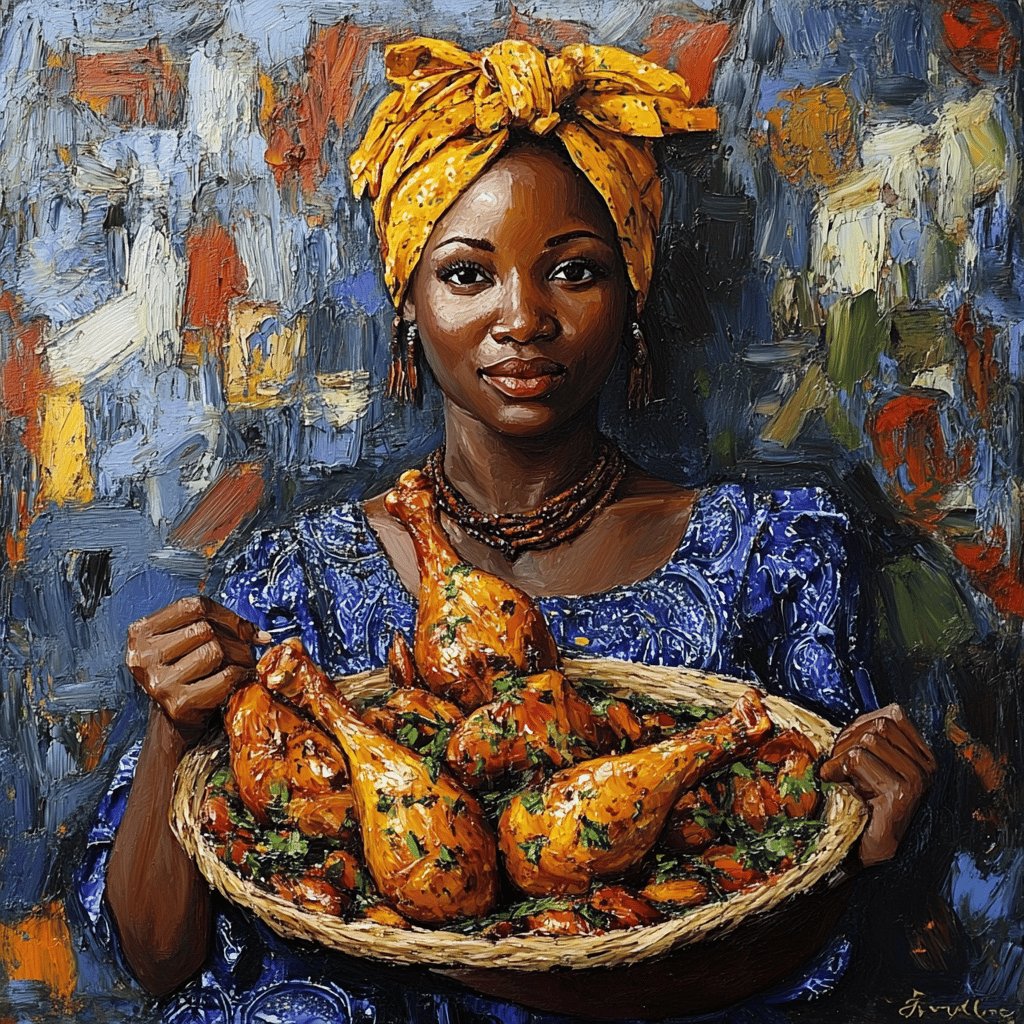 Yassa au poulet (Sénégal)