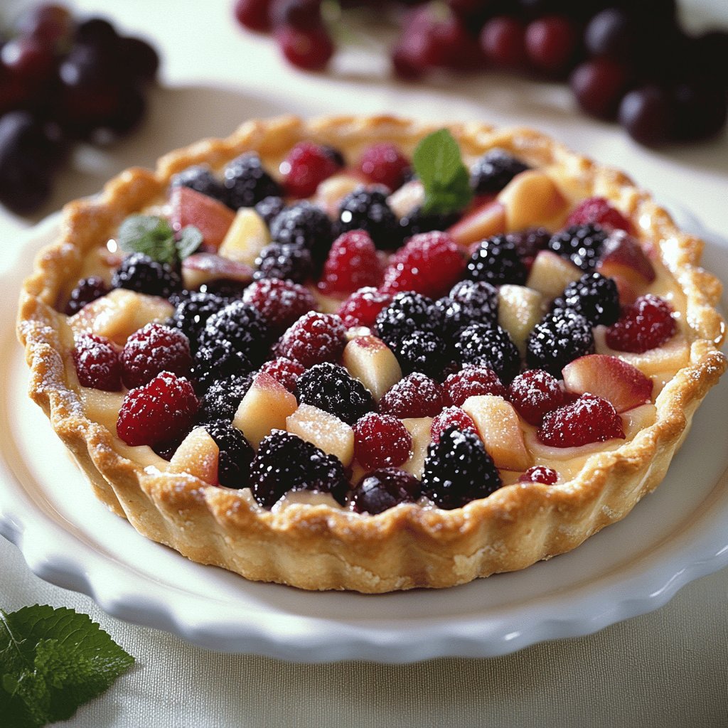 Tarte aux multi-fruits