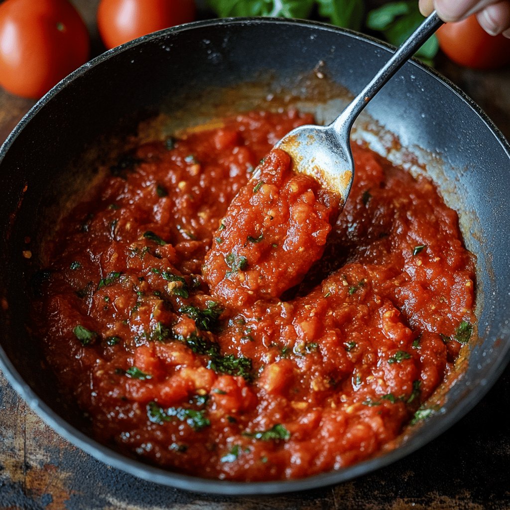 Sauce Tomate pour Pizza Maison