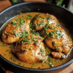 Poulet en sauce maison