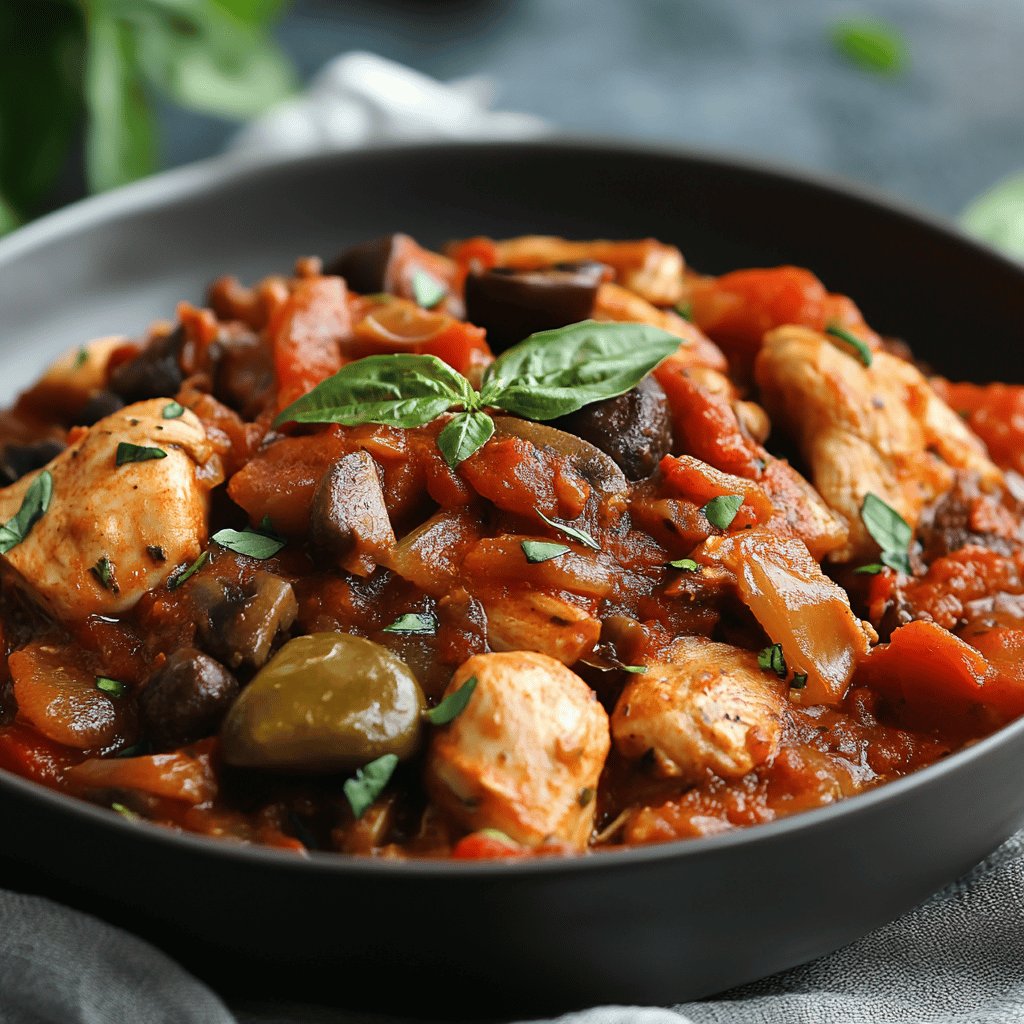 Instant Pot Chicken Cacciatore