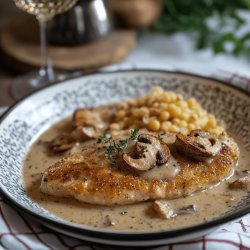 Escalopes de dinde à la normande