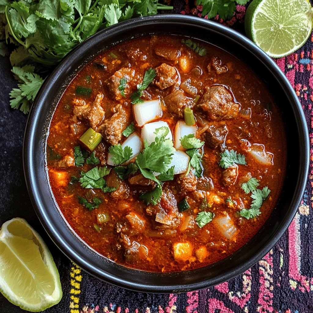 Authentic Red Menudo