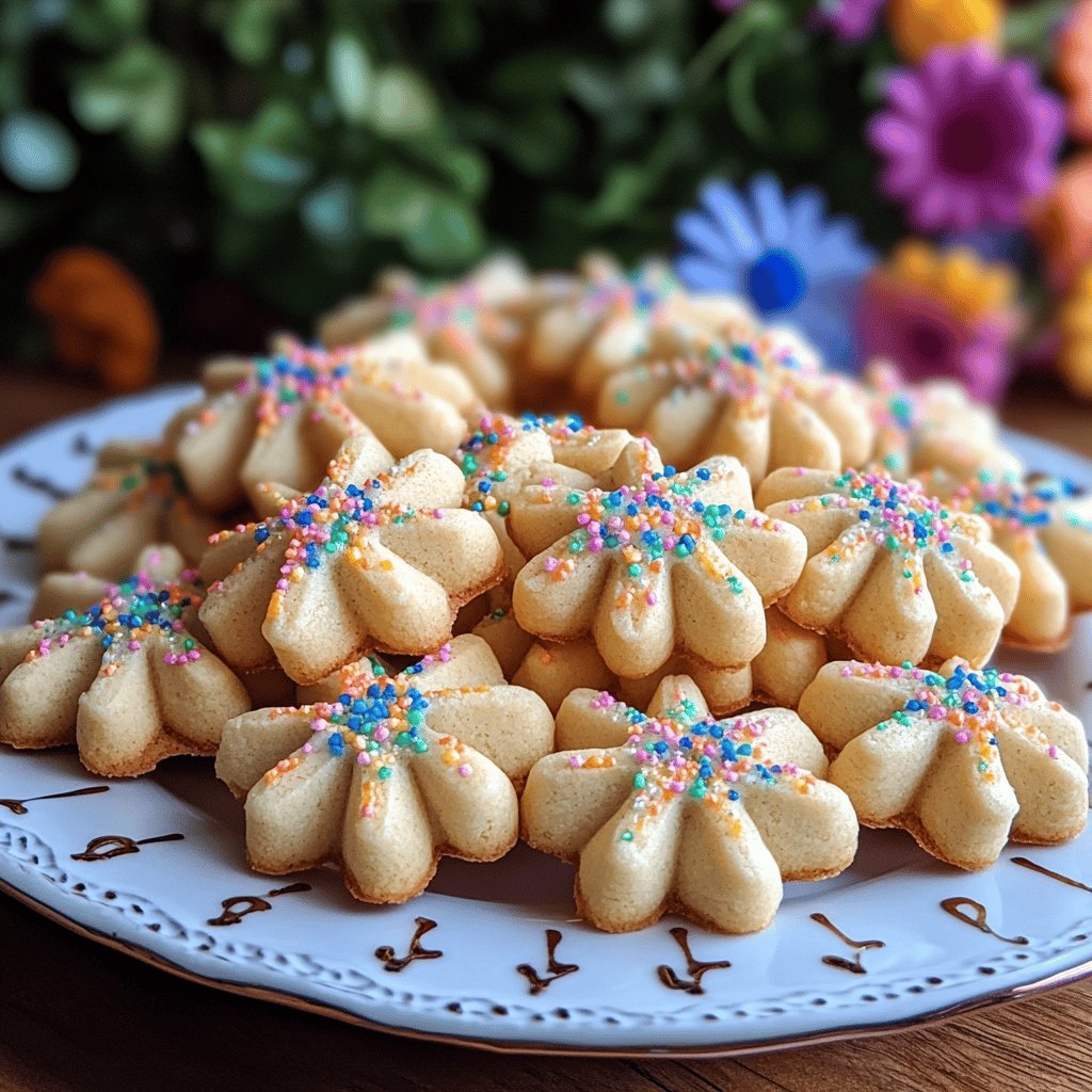 Butter Rich Spritz Cookies