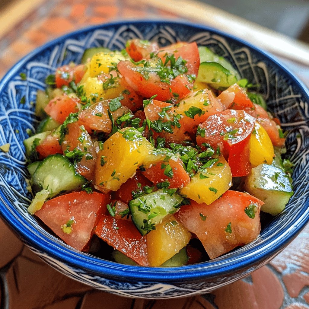 Salade Marocaine Fraîche