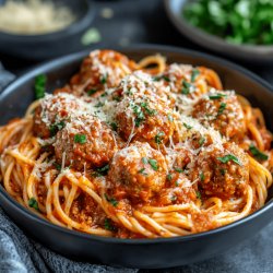 Italian Spaghetti Sauce & Meatballs