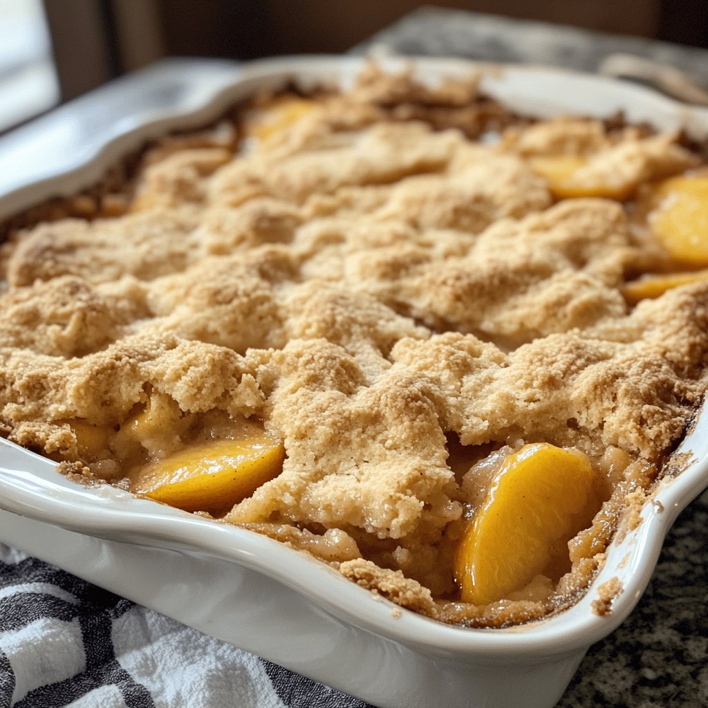 Southern Peach Cobbler