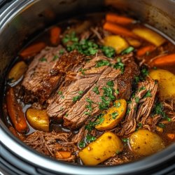 Quick Pressure Cooker Pot Roast