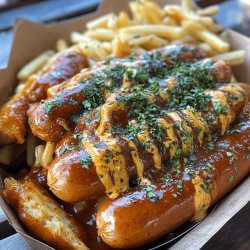 Authentic German Currywurst