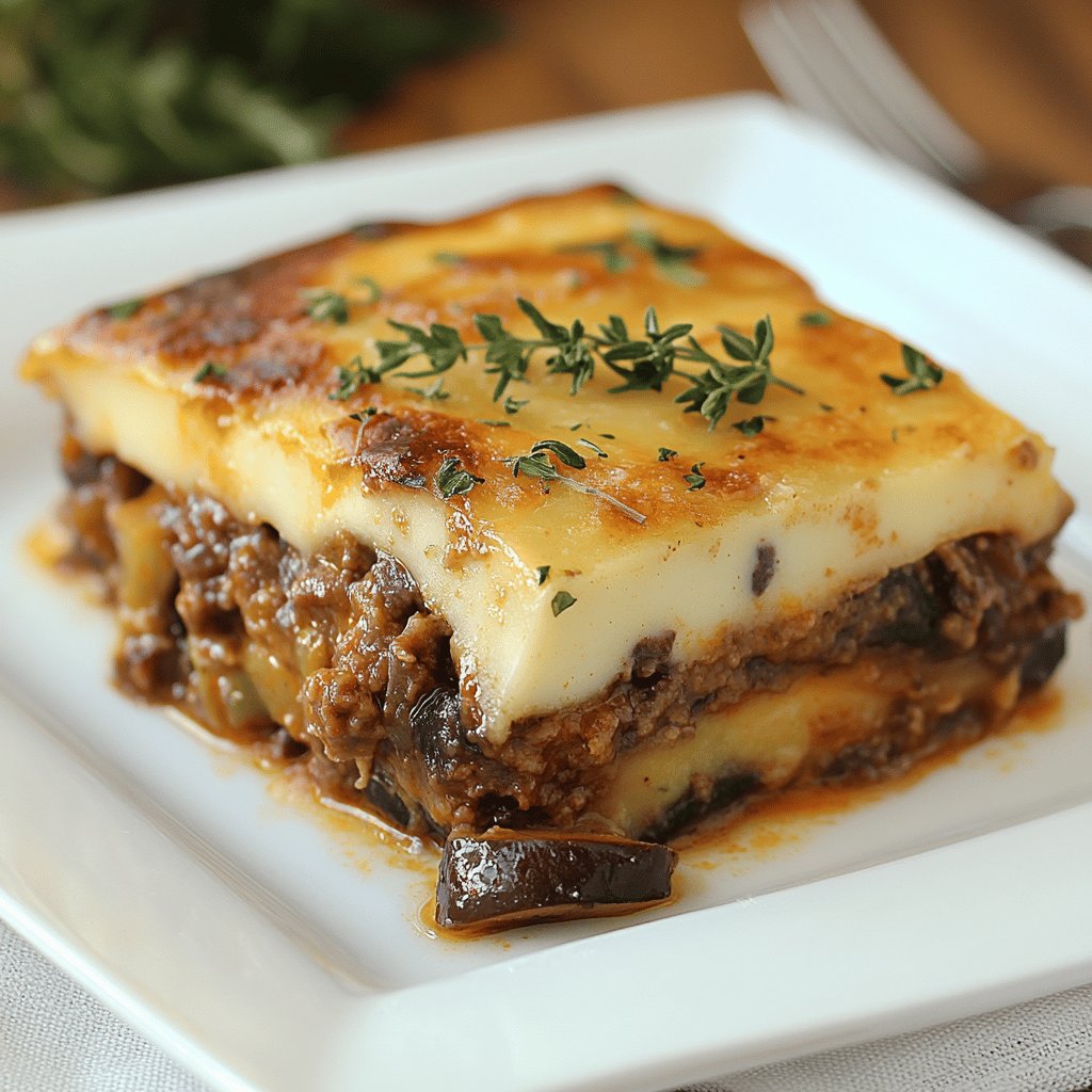 Traditional Greek Moussaka