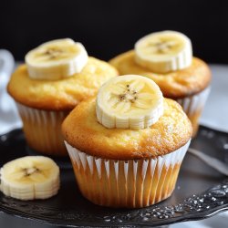 Muffins moelleux à la banane