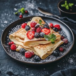 Pâte à crêpes moelleuse