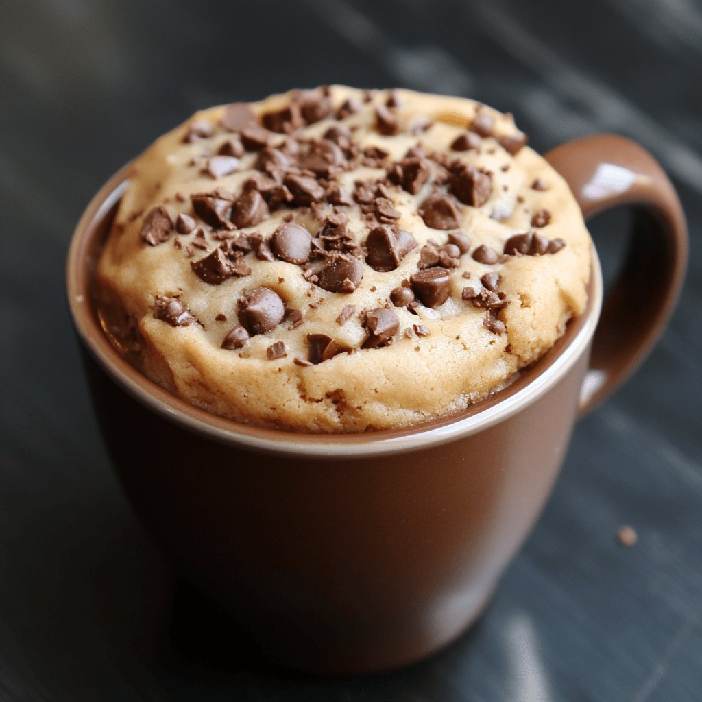 Mug Cake Cookie Moelleux