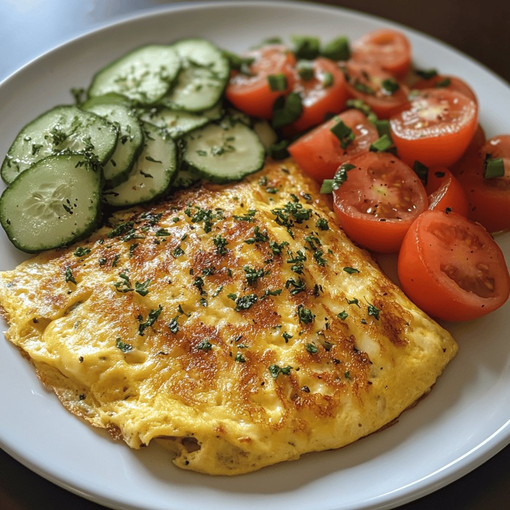 Simple Cheese Omelette