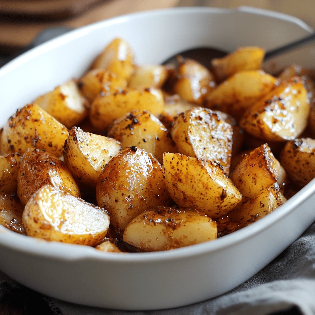 Pommes Caramélisées au Four