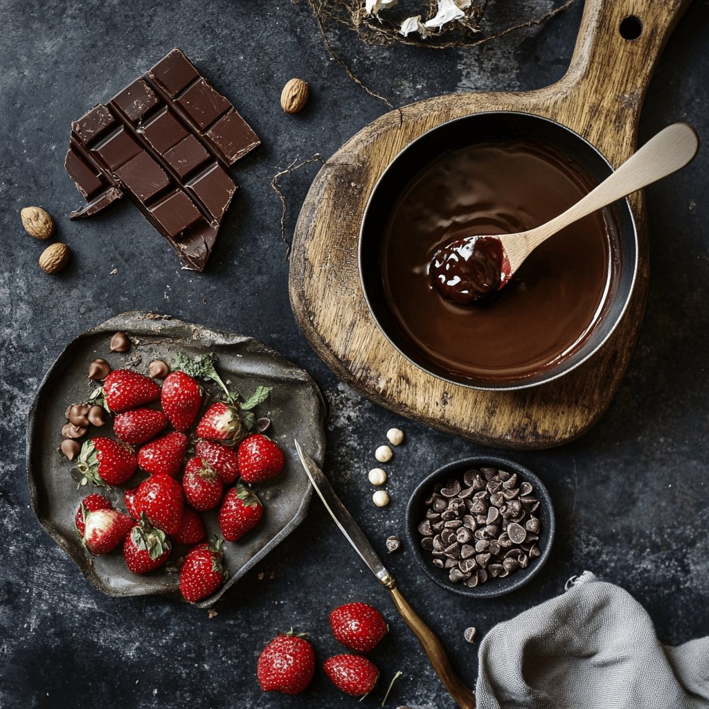 Fondue au chocolat gourmande